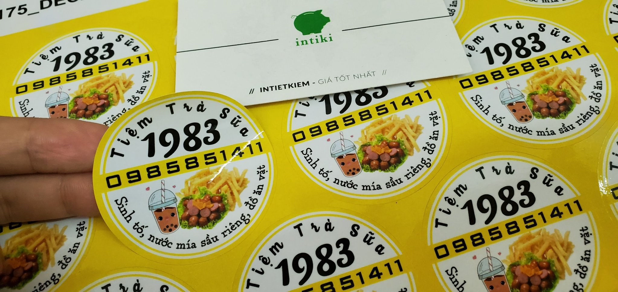 In tem decal nhựa chất lượng cao - In Tiết Kiệm