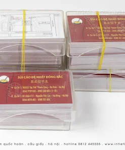 Card Visit - Danh Thiếp 24 In card visit Sủi Cảo Đệ Nhất Đông Bắc