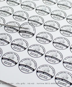 In tem decal trong suốt