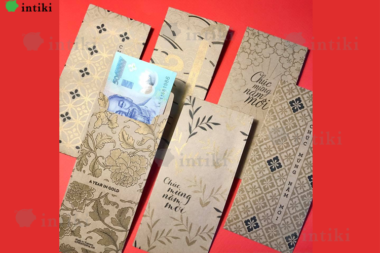 Mẫu lì xì Vintage đẹp lạ Mẫu lì xì Vintage đẹp lạ