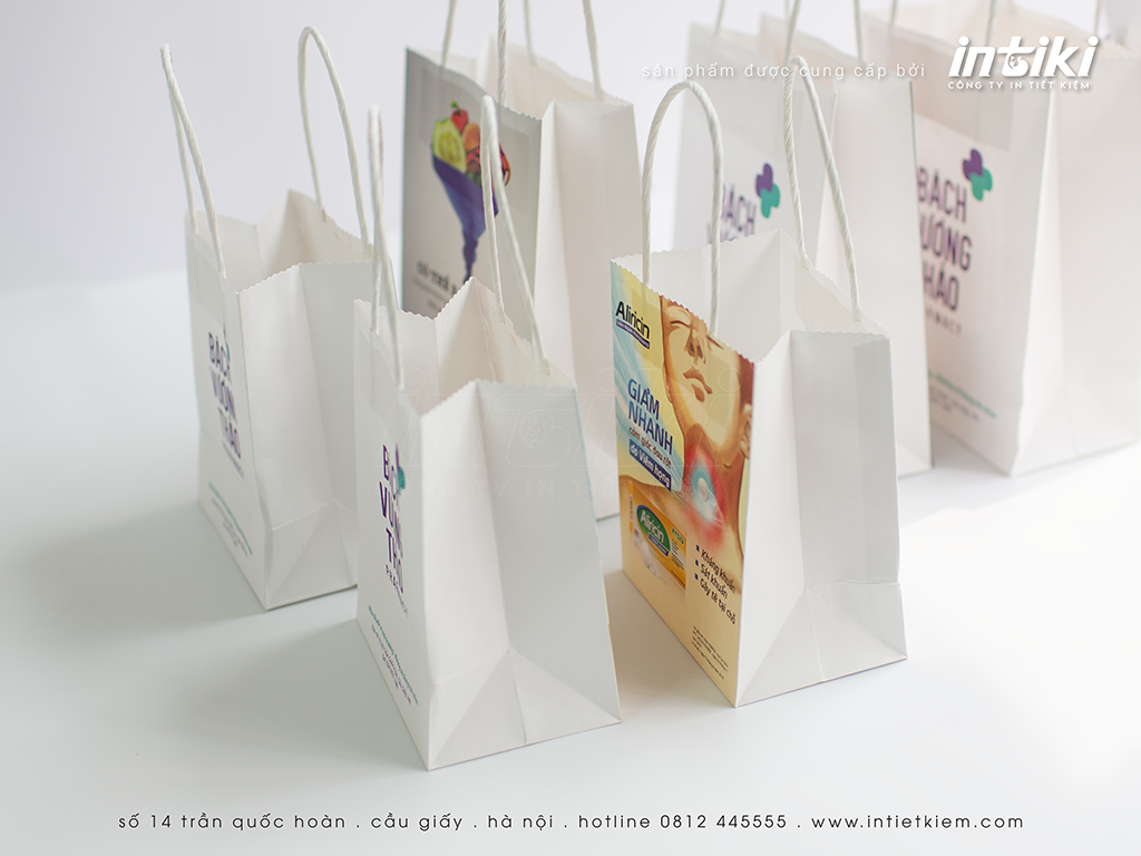In túi giấy Kraft nhà thuốc Bách Vương Thảo 3