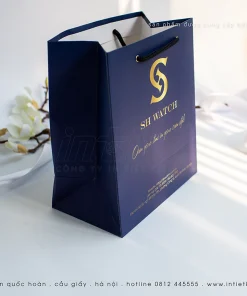 Mẫu túi giấy shop đồng hồ SH Watch