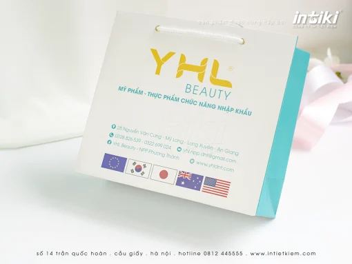 Bảng giá in Túi giấy đựng mỹ phẩm chức năng nhập khẩu chất lượng cao, chống thấm nước và chống va đập