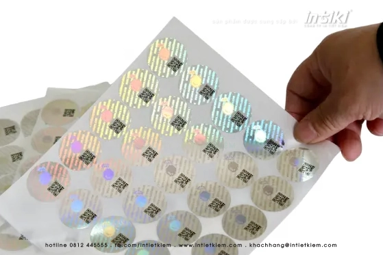 Mẫu tem bảo mật hologram