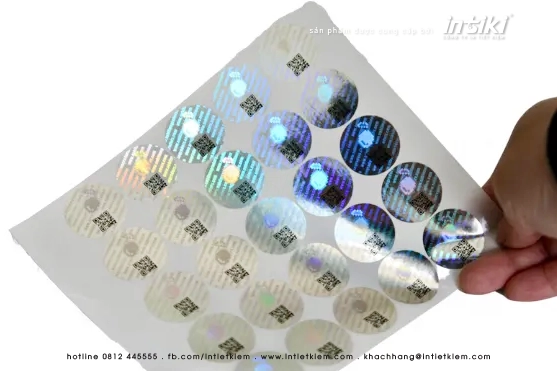 Mẫu tem bảo mật hologram