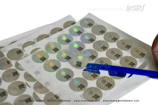 Mẫu tem bảo mật hologram
