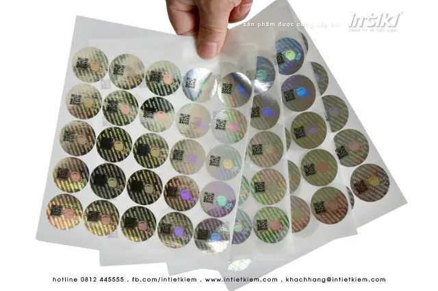 Mẫu tem bảo mật hologram
