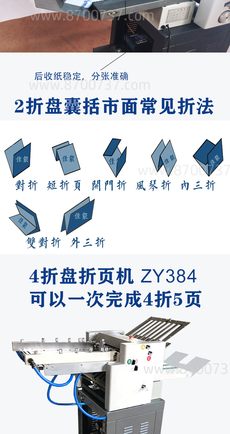 Máy cấn gân giấy Origami tự động ZY384 tự động xếp giấy