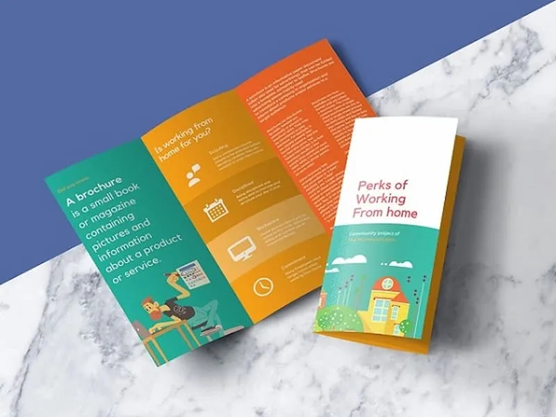 Kích thước brochure A5