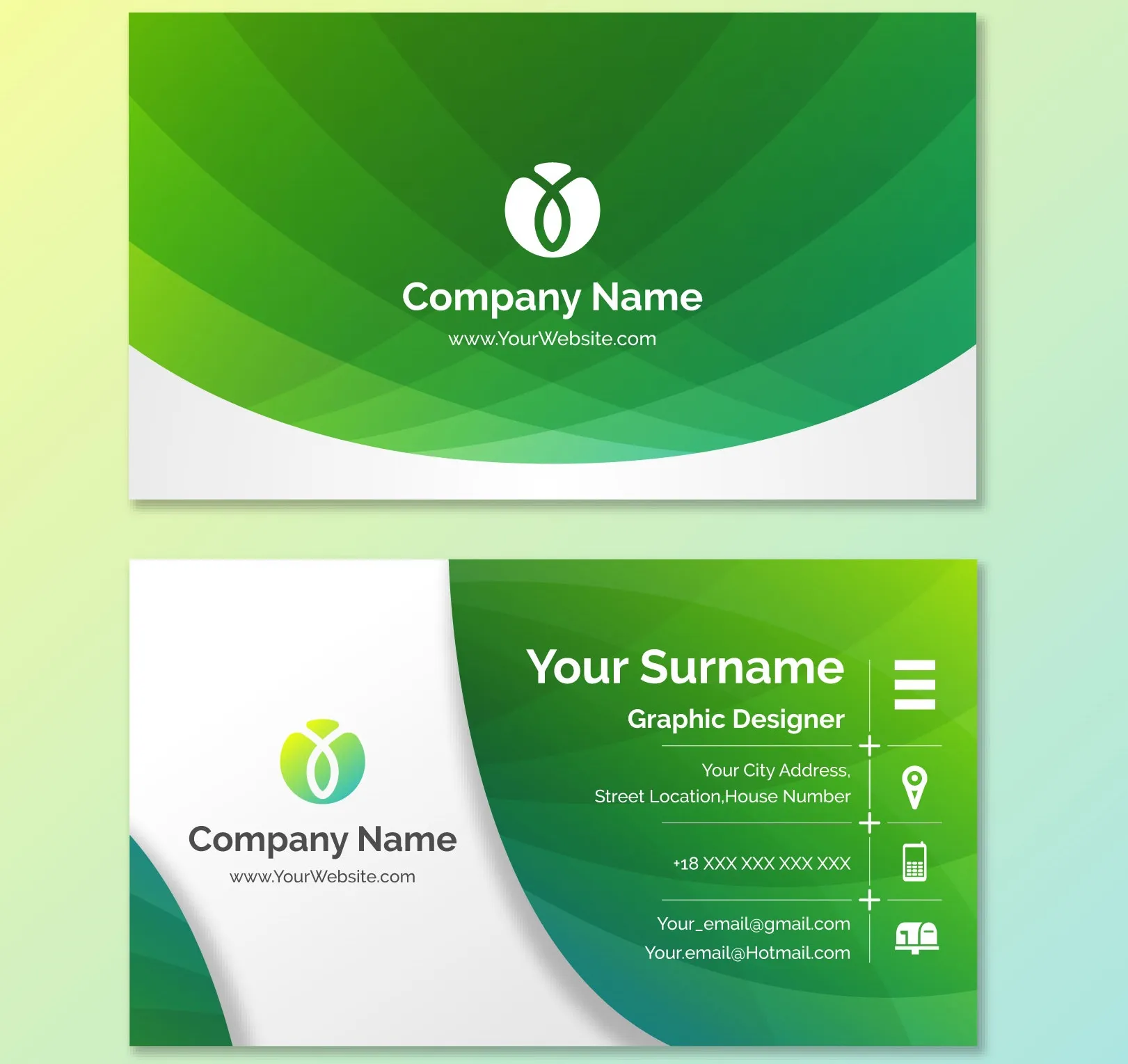 Thông tin cần có trên card visit