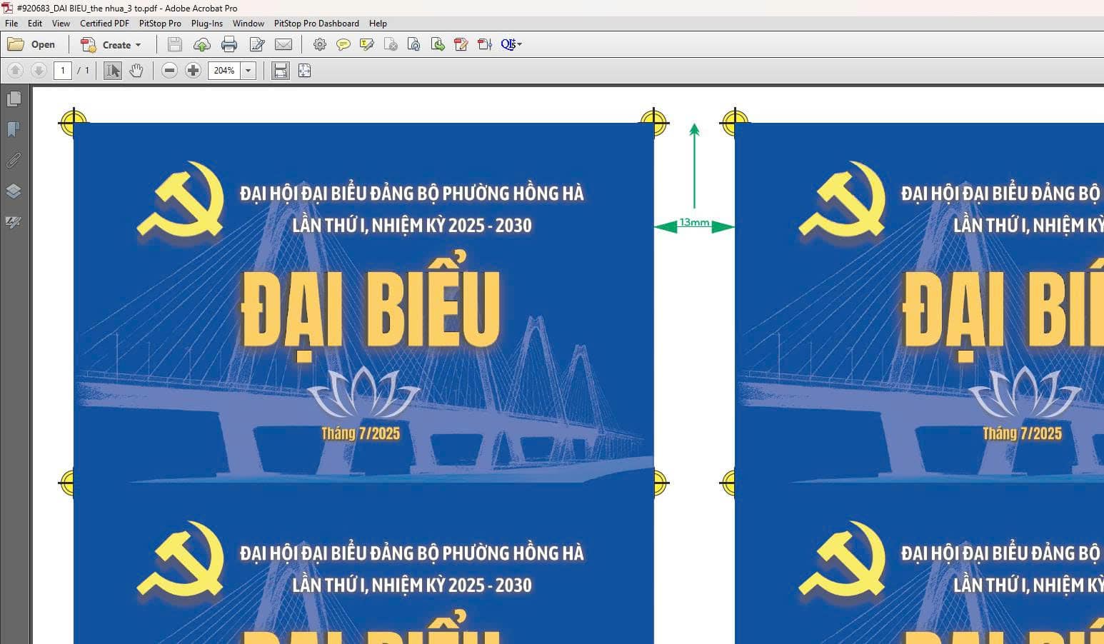 Mau the dai bieu dep